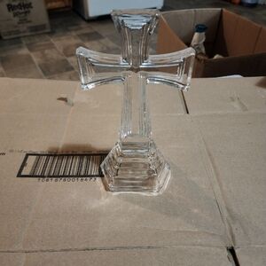 Target Clear Glass Cross Decor